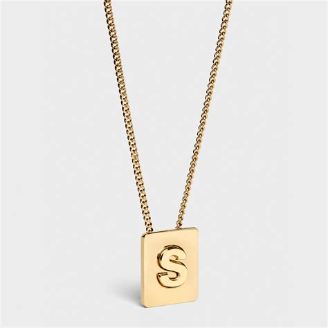 celine alphabet pendant small|celine alphabet.